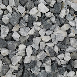 Bulk Bag - Size(s): 20mm. A blend of black and ice blue chippings.