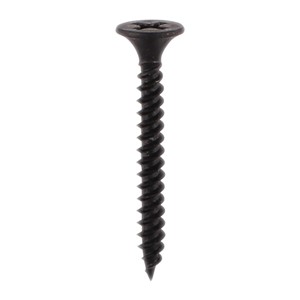 Timco Drywall Screws BLK PH2 3.5x45mm - Used to secure plasterboard to wall/ceiling track systems with a max. of 0.6mm thickness