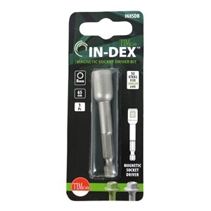 Used for installing 8mm hexagon headed fasteners with a power tool. Also known as a 1/4” nut setter.

• S2 grade hardened steel for longer life
• 1/4&quot; quick release hex driver for a quicker changing between drilling and driving