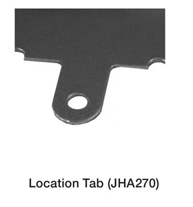 JHA is a height adjustable joist hanger for supporting timber joists from timber members.