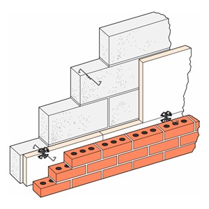 275 mm stainless steel wall ties are suitable for masonry cavities in domestic housing up to 2 storeys. Boxed in 250no. ties.