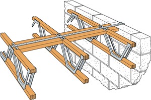 A direct replacement for traditional restraint straps, the innovative design of these lightweight straps allows ease of handling and installation whilst maintaining the structural strength and robustness of much heavier weight types.
The HES (heavy engineered strap) &amp; LES (light engineered strap) replace
traditional heavy and light restraint straps in roof and floor construction.
Reducing the thickness to 1.5mm allows the HES strap to span the bottom
chords of trusses and over floor joists without the need for notching.
HES straps are less than 40% of the weight, quicker to fit, and overcome many fixing problems associated with traditional heavy straps.
The LES is designed for vertical applications e.g. holding down wall plates.
 

Formed edge design gives additional strength on bend
Quicker to install - can fit over top of floor joists and truss bottom chords
Easier to course with blockwork
No need to notch joists
Complies with BS EN 845-1