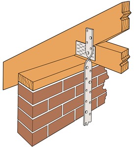 The H and L straps are designed to The Building Regulations for
horizontal and vertical restraint.