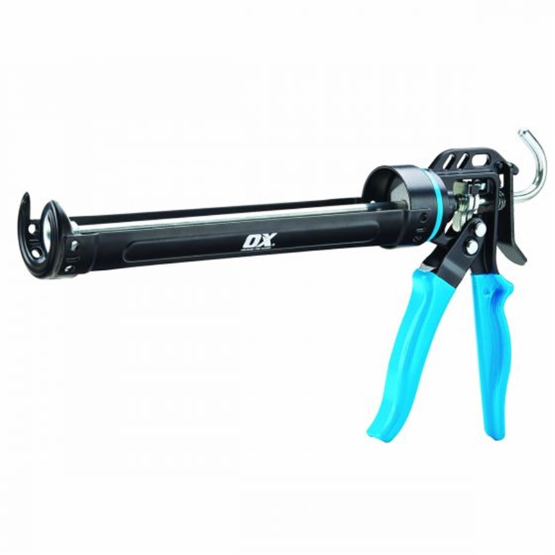 The OX pro heavy duty sealant gun has been built to give the professional ultimate power and durability. The gun has a high thrust trigger action with an adjustable screw. The pro heavy duty sealant gun comes with dipped handles providing the user with extra comfort.