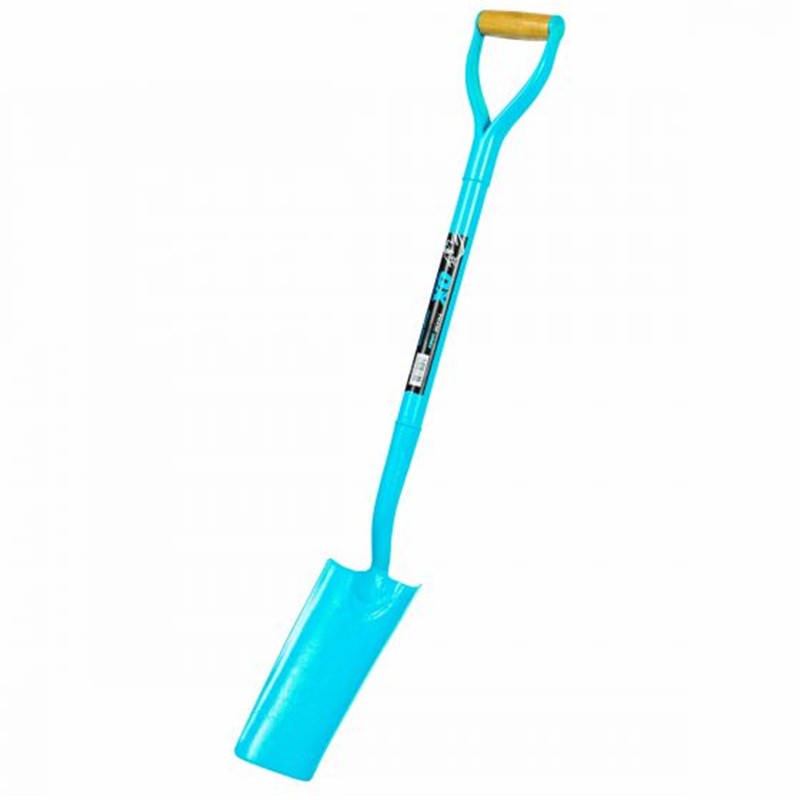 The OX trade solid forged cable laying shovel is an all steel taper mouth shovel making it strong and sturdy shovel perfect for all sites. The trade solid forged cable laying shovel has a solid forged blade to give it durability.