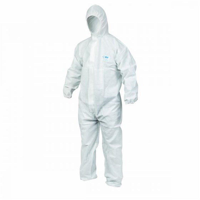 This is a lightweight micro porous coverall
Elasticated hood, wrists and ankles
Cost effective barrier to dust and particles and a limited splash and spray barrier
Conforms to en 13982 &amp; en13038