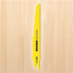 For wood and gypsum board. Fast, coarse cut, 6.0-100.0mm (Pack of 5 blades)