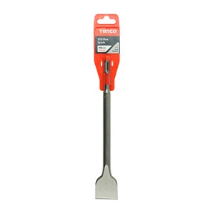 Designed for use in rotation stop hammers with the SDS Plus tool holder system. Breaks up concrete and masonry. Also removes plaster or rendering. NOTE: NOT TO BE USED IN ROTARY MODE.

• Heat treated
• Shot blast finish for rust protection