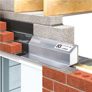 IG 2700mm - L1S150/2700 standard steel lintels used typically in cavity walls with a 150-160mm cavity and 100mm brick/blockwork on the inner and outer leafs.