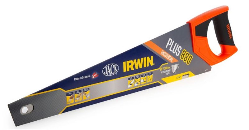 Cut through most building materials with ease when you use this Irwin Jack saw. Its strong blade is made from high-quality C75 steel to ensure maximum power transfer with every stroke.

The handsaw is also designed with Irwin’s ProTouch™ grip – this handle is made with three times more elastomer to maximise the soft feel, helping you work for longer without discomfort. Hand space is increased too, so you can use the saw easily while wearing gloves.